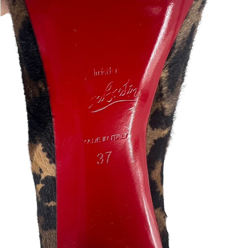 Christian‎ Louboutin Astrilarge Botta 100 Pony Kitty Pointed Toe Boots - Picture 15 of 16